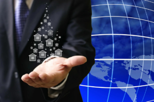 Six-stage IIUKP property-sourcing process from investor brief to independent checks and investor decision.
